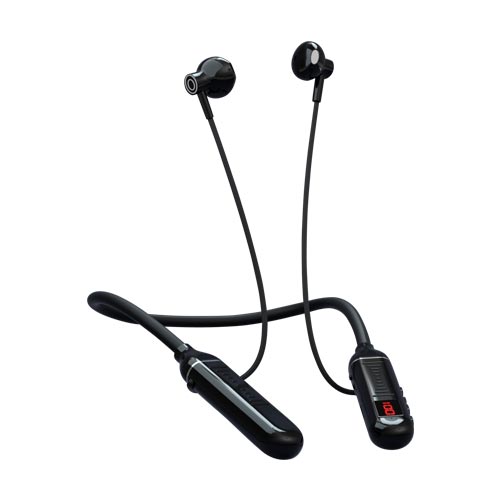 Neck mounted Bluetooth earphones