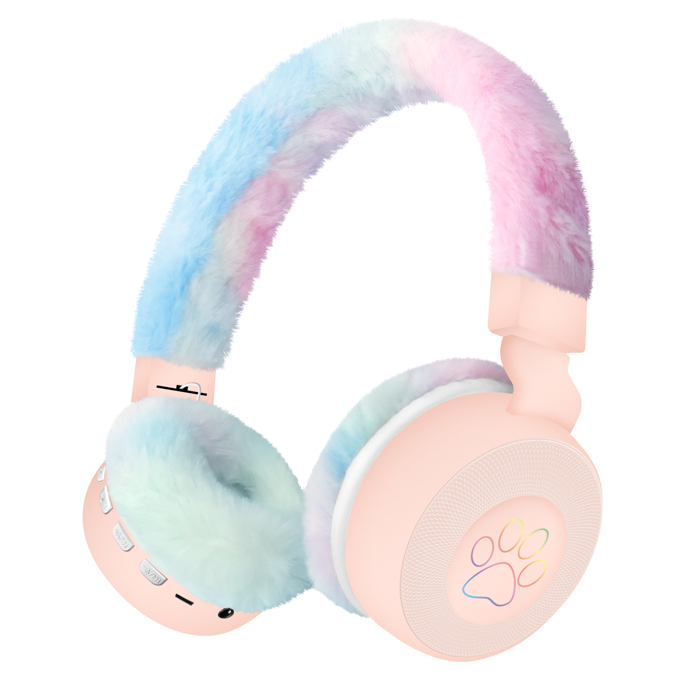 WBK807 plush Bluetooth headphones
